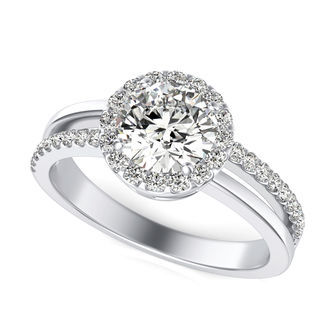Halo Engagement Ring