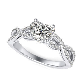 Twist Engagement Ring