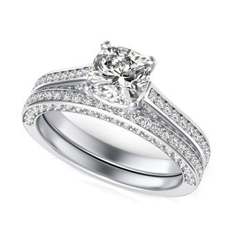 Engagement Ring With Matching Band