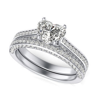 Engagement Ring With Matching Band