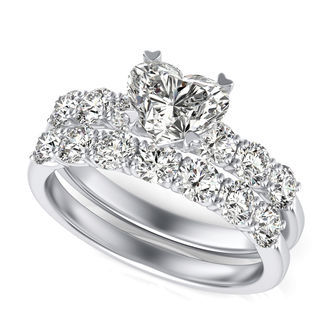 Engagement Ring With Matching Band