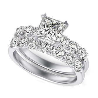 Engagement Ring With Matching Band