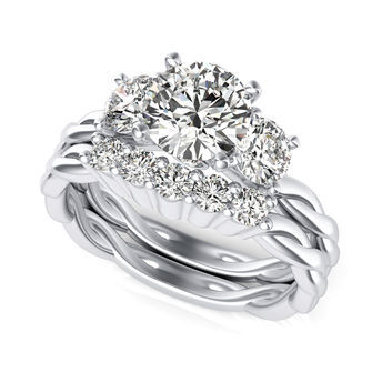 Three Stone Engagement Ring