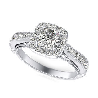 Halo Engagement Ring