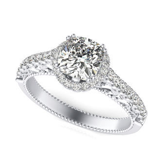 Halo Engagement Ring