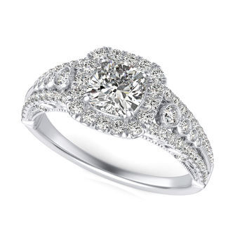 Halo Engagement Ring