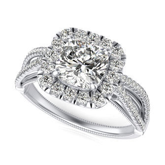 Halo Engagement Ring