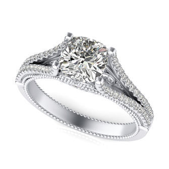 Split Shank Engagement Ring