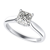 Victoria Royal Solitaire Cathedral Engagement Ring