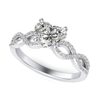 Twist Engagement Ring