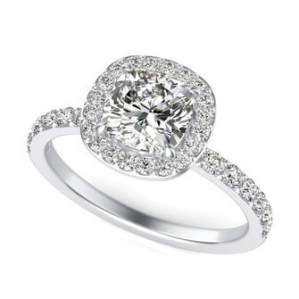 Halo Engagement Ring