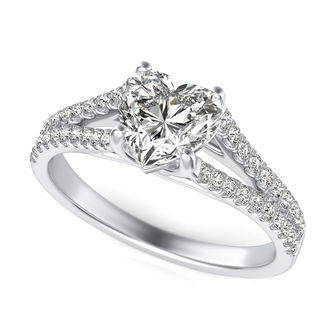 Split Shank Engagement Ring