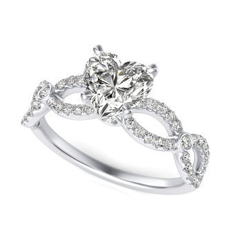 Twist Engagement Ring