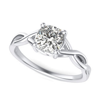 Twist Engagement Ring
