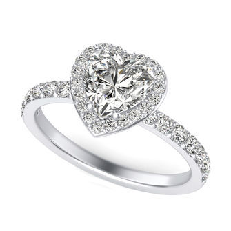 Halo Engagement Ring