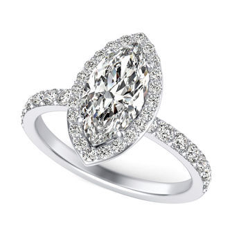Halo Engagement Ring