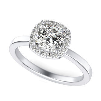 Halo Engagement Ring