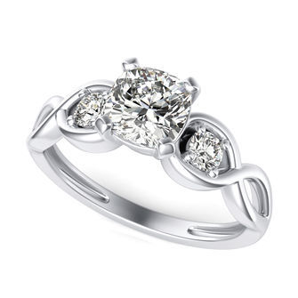 Three Stone Engagement Ring