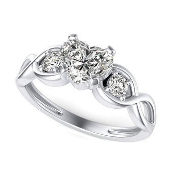 Three Stone Engagement Ring