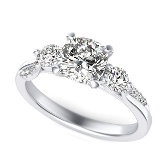 Three Stone Engagement Ring