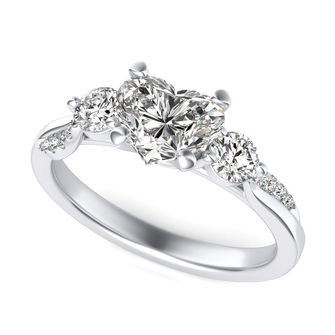 Three Stone Engagement Ring