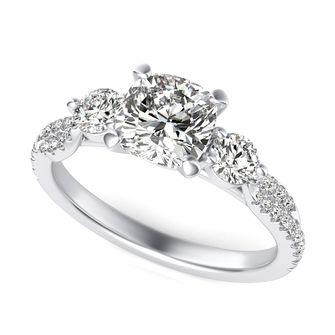 Twist Engagement Ring