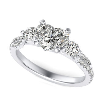 Twist Engagement Ring