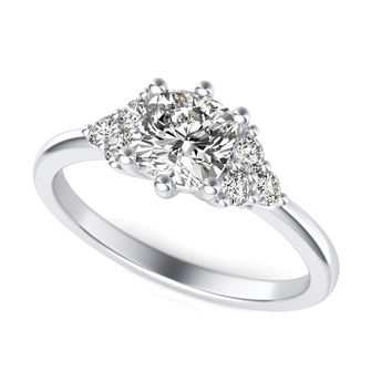Three Stone Engagement Ring