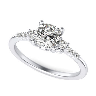 Three Stone Engagement Ring