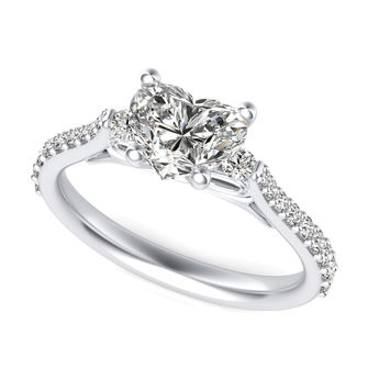 Three Stone Engagement Ring