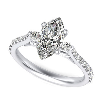 Three Stone Engagement Ring