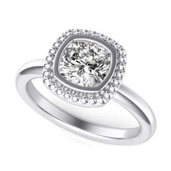 Bezel Engagement Ring