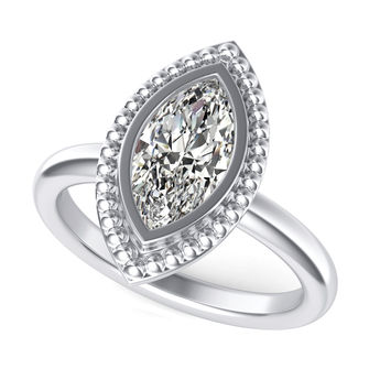 Bezel Engagement Ring