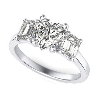 Three Stone Engagement Ring