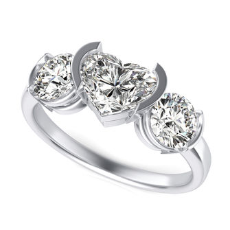 Three Stone Engagement Ring
