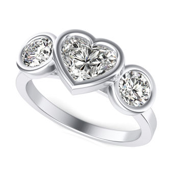 Bezel Engagement Ring