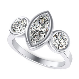Bezel Engagement Ring
