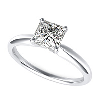 Delicate And Classic Solitaire Engagement Ring