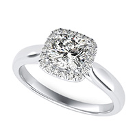 Classic Halo Engagement Ring