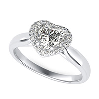 Classic Halo Engagement Ring