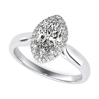 Classic Halo Engagement Ring
