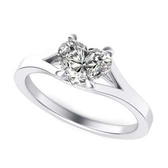 Split Shank Engagement Ring