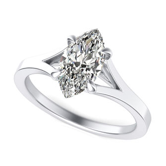 Split Shank Engagement Ring