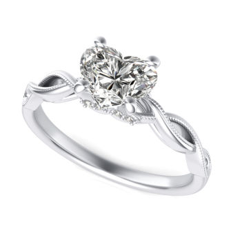 Twist Engagement Ring