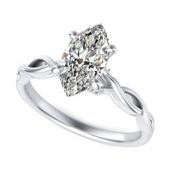 Twist Engagement Ring