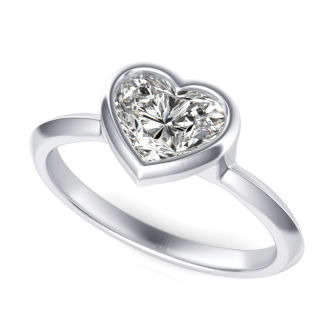 Bezel Solitaire Engagement Ring