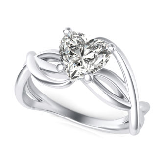 Twist Solitaire Ring
