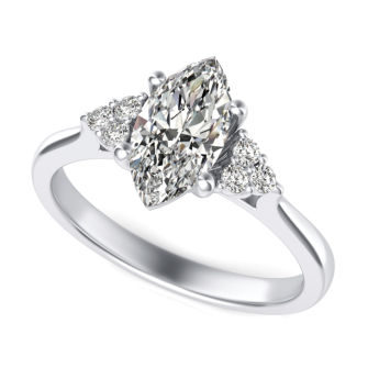 Cathedral Engagement Ring