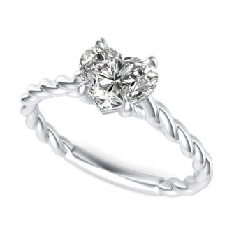 Cathedral Solitaire Engagement Ring
