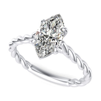 Cathedral Solitaire Engagement Ring